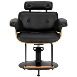 Кресло парикмахерское Gabbiano Florencja 155651 (Black/Walnut) Thumb