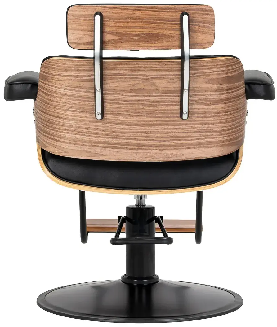 Кресло парикмахерское Gabbiano Florencja 155651 (Black/Walnut) - 5
