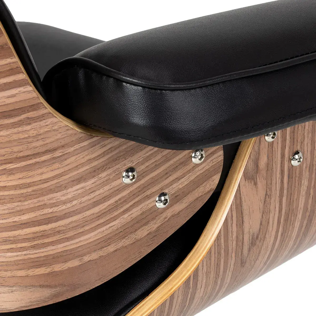 Кресло парикмахерское Gabbiano Florencja 155651 (Black/Walnut) - 6