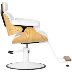 Кресло парикмахерское Gabbiano Florencja 155653 (White/Natural) Thumb