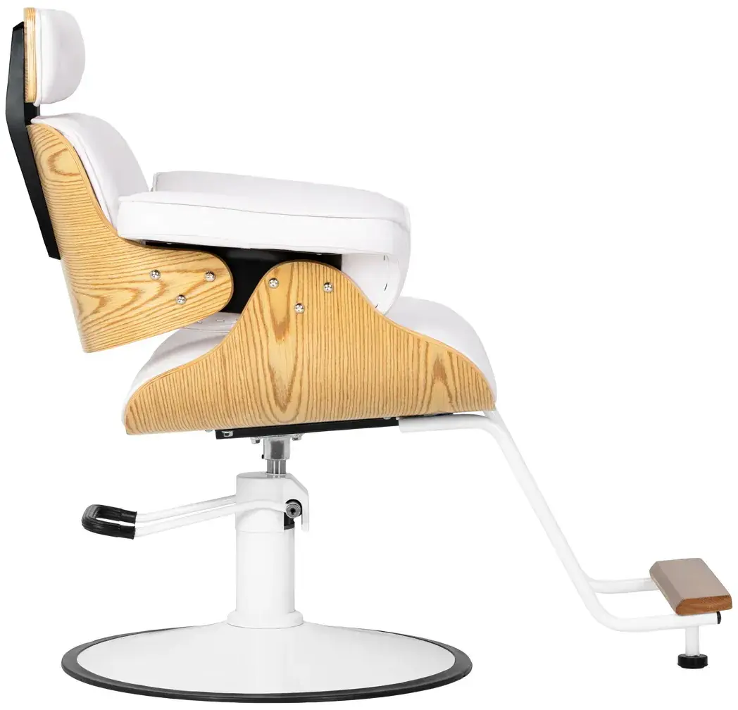 Кресло парикмахерское Gabbiano Florencja 155653 (White/Natural) - 3