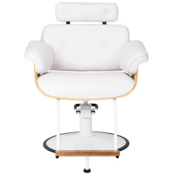 Кресло парикмахерское Gabbiano Florencja 155653 (White/Natural) Thumb