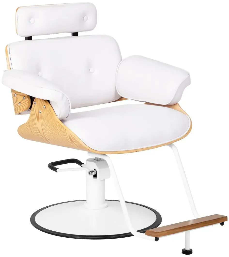 Кресло парикмахерское Gabbiano Florencja 155653 (White/Natural)