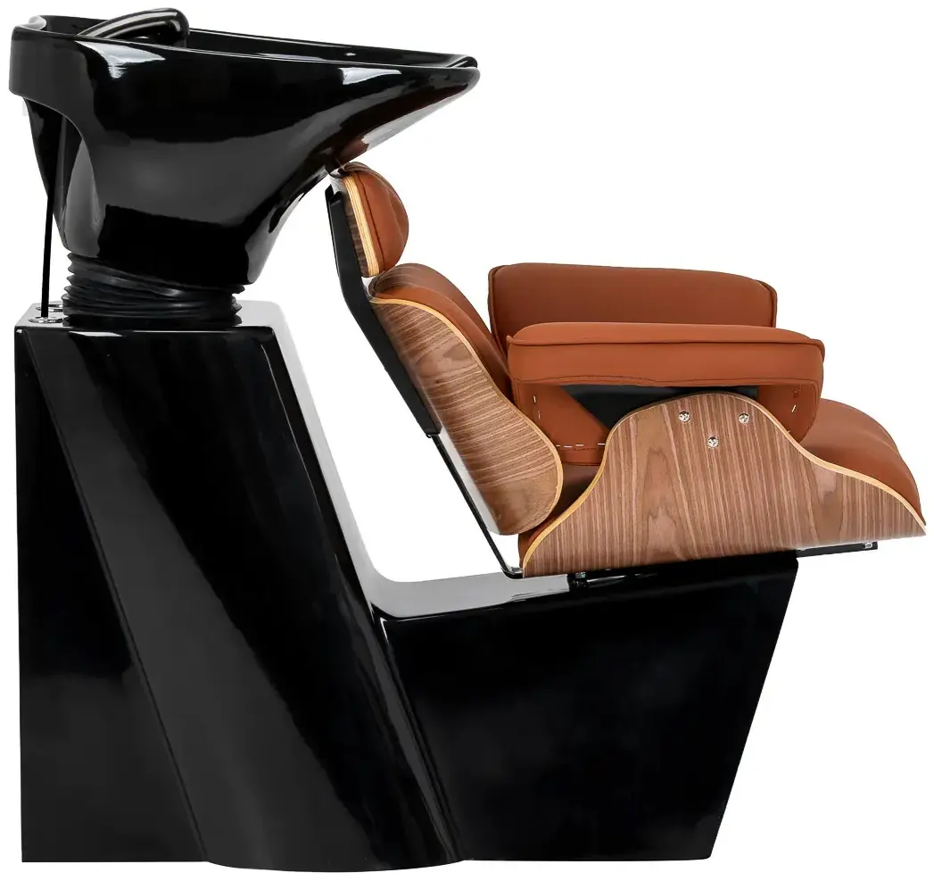 Кресло парикмахерское Gabbiano Florencja 155654 (Black/Brown) - 3