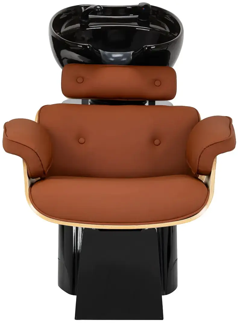 Кресло парикмахерское Gabbiano Florencja 155654 (Black/Brown) - 4