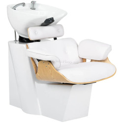 Кресло парикмахерское Gabbiano Florencja 155655 (White/Natural)