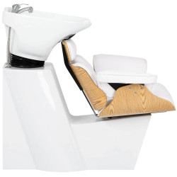 Кресло парикмахерское Gabbiano Florencja 155655 (White/Natural) Thumb