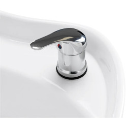 Кресло парикмахерское Gabbiano Florencja 155655 (White/Natural) Thumb
