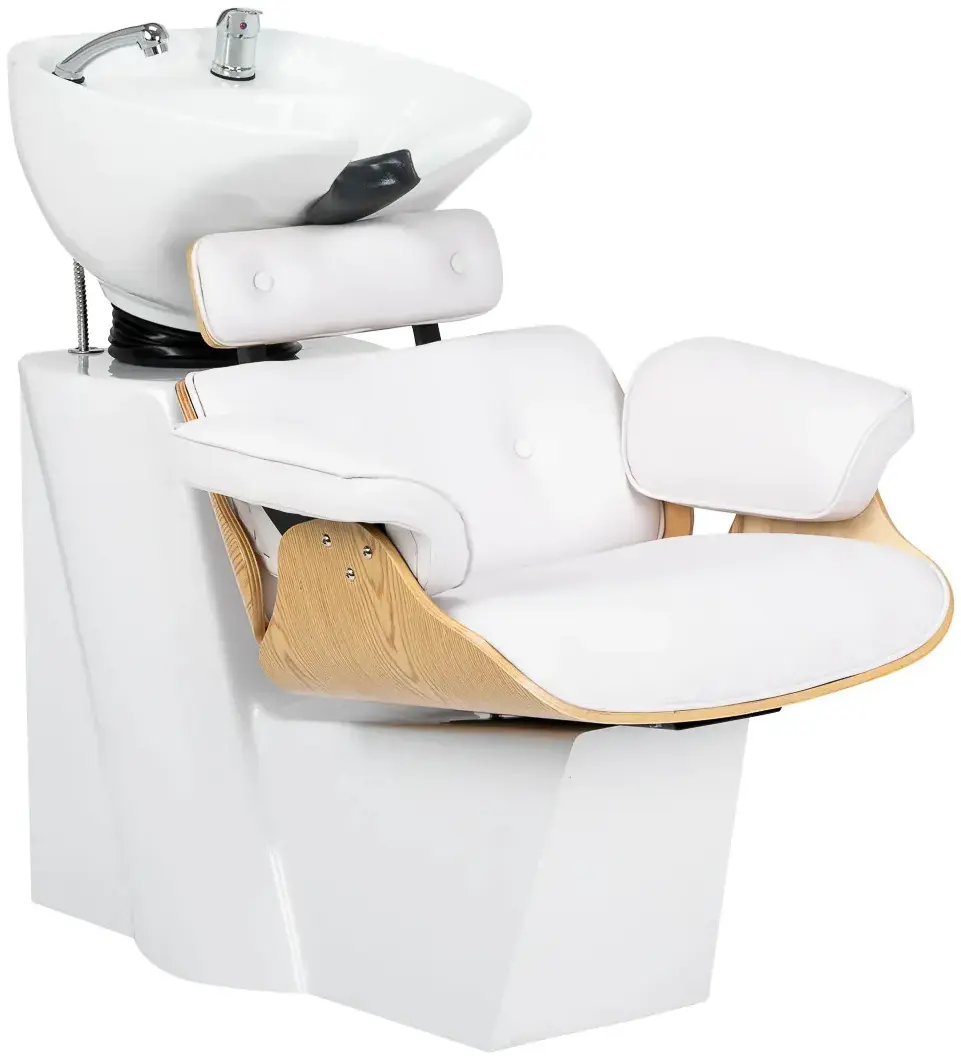 Кресло парикмахерское Gabbiano Florencja 155655 (White/Natural)