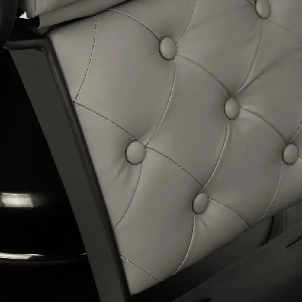 Кресло парикмахерское Gabbiano Francesco 155769 (Grey/Black) - 9