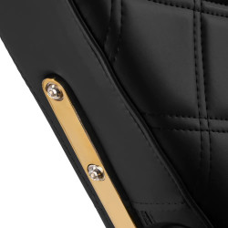 Кресло парикмахерское Gabbiano Leonardo 148992 (Black/Gold) Thumb