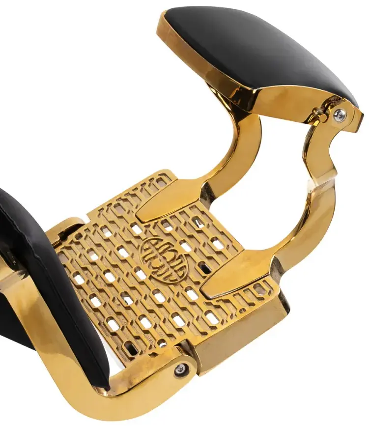 Кресло парикмахерское Gabbiano Leonardo 148992 (Black/Gold) - 16