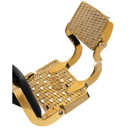 Кресло парикмахерское Gabbiano Leonardo 148992 (Black/Gold) Thumb