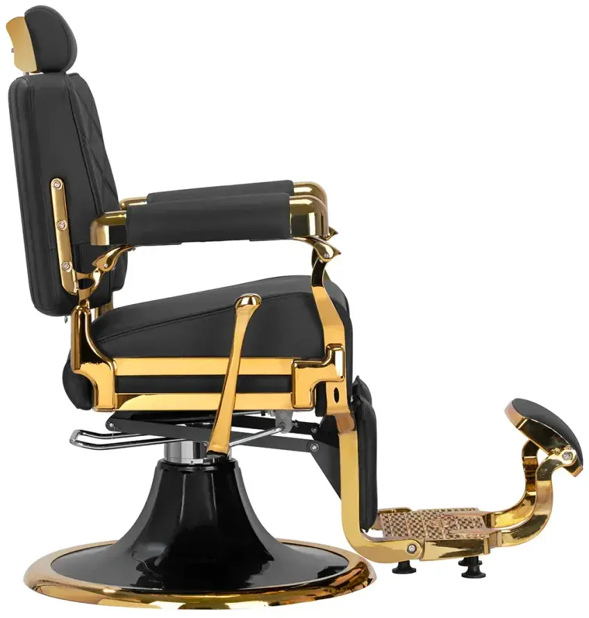 Кресло парикмахерское Gabbiano Leonardo 148992 (Black/Gold) - 6