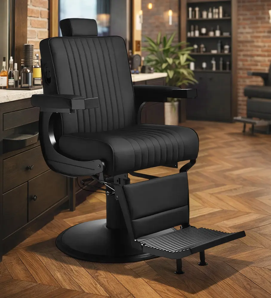 Fotoliu de coafor Gabbiano Levi 154190 (Black)