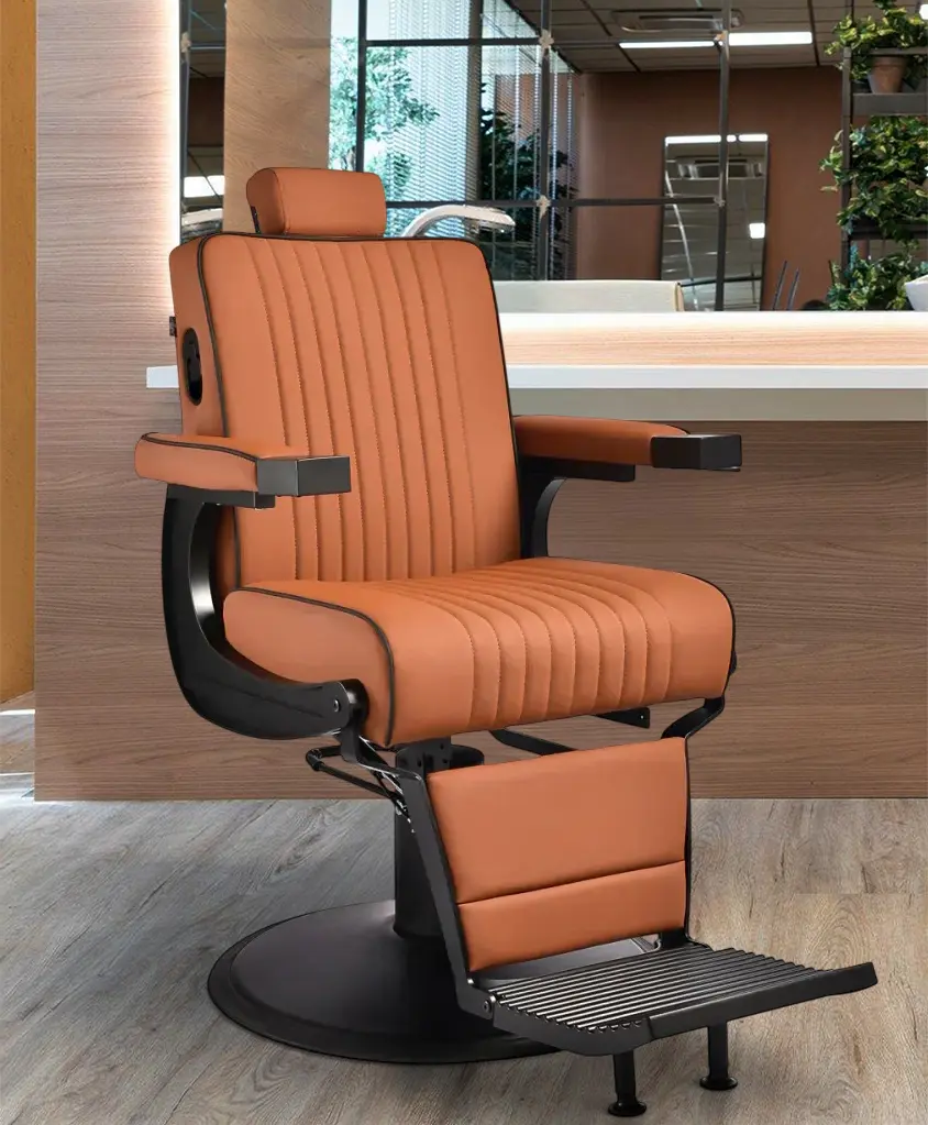 Fotoliu de coafor Gabbiano Levi 154191 (Brown/Black)