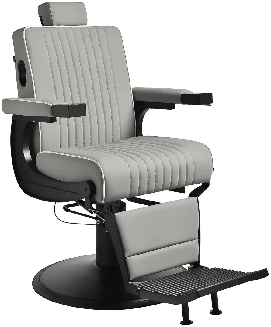 Fotoliu de coafor Gabbiano Levi 154192 (Grey/Black) - 2