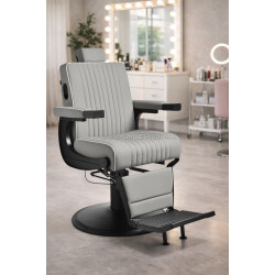 Кресло парикмахерское Gabbiano Levi 155574 (Grey/Black)