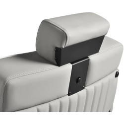 Fotoliu de coafor Gabbiano Levi 155574 (Grey/Black) Thumb