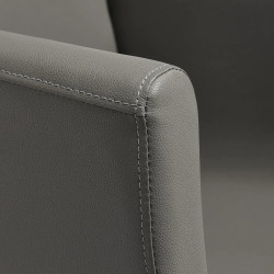 Fotoliu de coafor Gabbiano Mataro 154159 (Grey/Black) Thumb