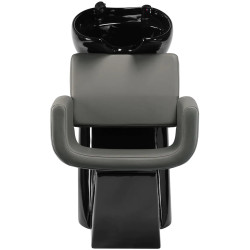 Fotoliu de coafor Gabbiano Mataro 154162 (Grey/Black) Thumb