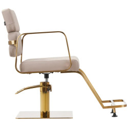 Кресло парикмахерское Gabbiano Porto 148046 (Beige/Gold) Thumb
