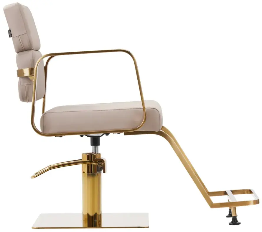 Кресло парикмахерское Gabbiano Porto 148046 (Beige/Gold) - 4