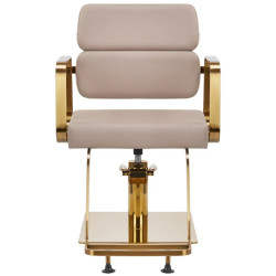 Кресло парикмахерское Gabbiano Porto 148046 (Beige/Gold) Thumb