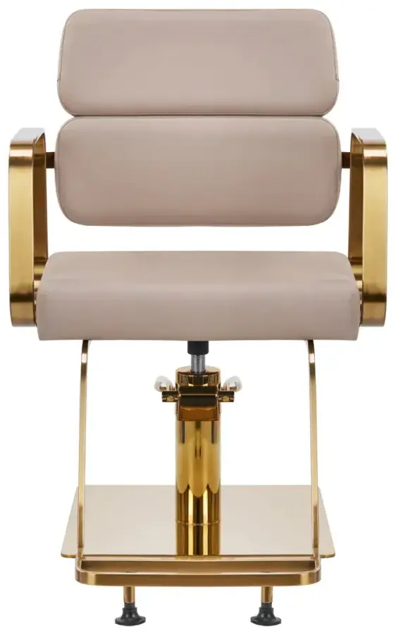Кресло парикмахерское Gabbiano Porto 148046 (Beige/Gold) - 5