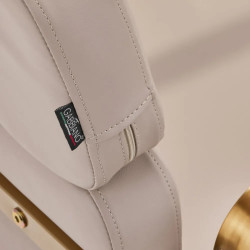 Кресло парикмахерское Gabbiano Porto 148046 (Beige/Gold) Thumb