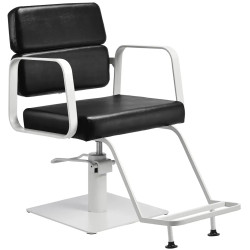 Fotoliu de coafor Gabbiano Porto 154141 (White/Black) Thumb