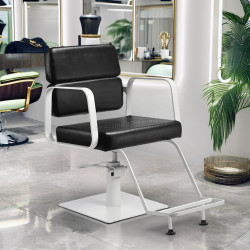 Fotoliu de coafor Gabbiano Porto 154141 (White/Black)