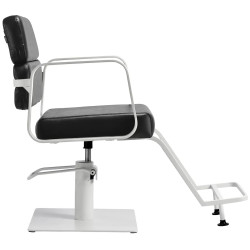 Fotoliu de coafor Gabbiano Porto 154141 (White/Black) Thumb