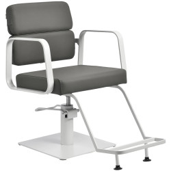 Fotoliu de coafor Gabbiano Porto 154142 (White/Grey) Thumb