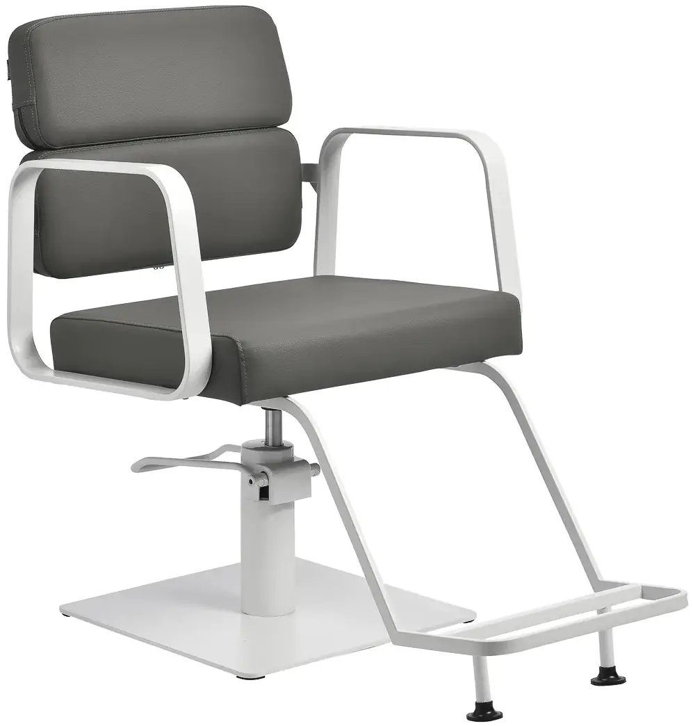 Fotoliu de coafor Gabbiano Porto 154142 (White/Grey)