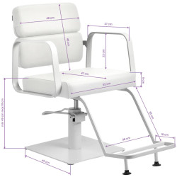 Кресло парикмахерское Gabbiano Porto 154143 (White) Thumb