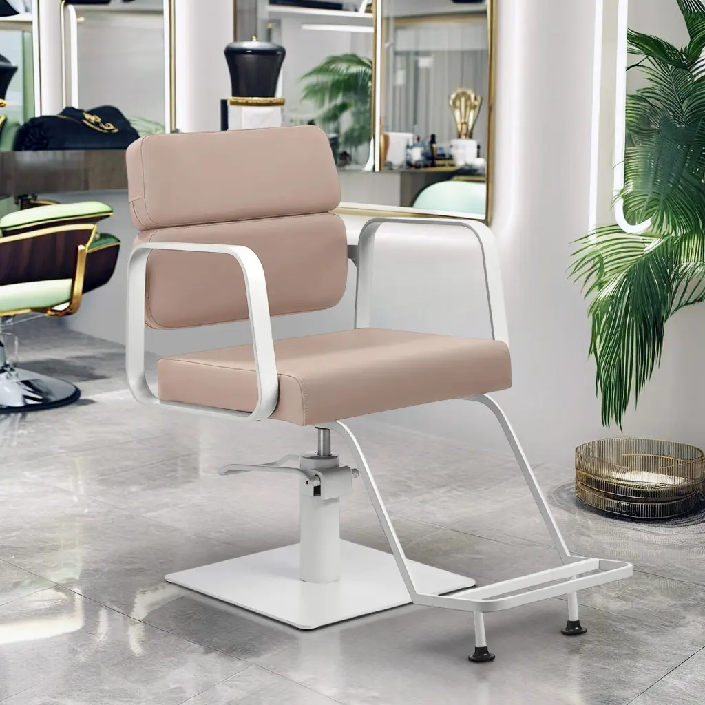 Fotoliu de coafor Gabbiano Porto 154144 (Beige/White)