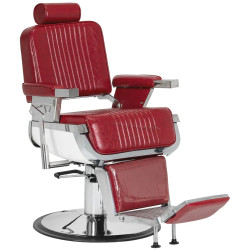 Fotoliu de coafor Gabbiano Royal X 155725 (Red/Silver)