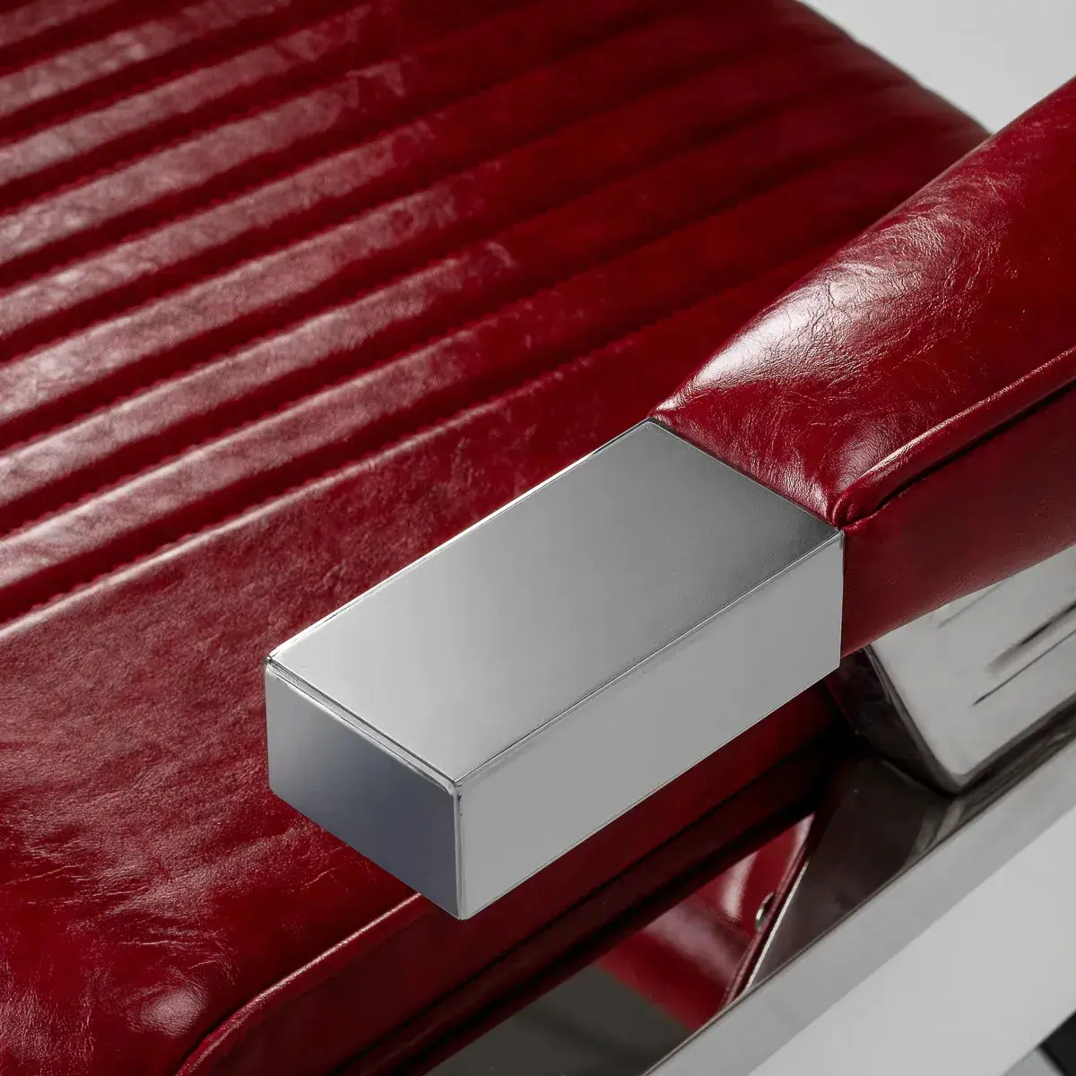 Fotoliu de coafor Gabbiano Royal X 155725 (Red/Silver) - 7