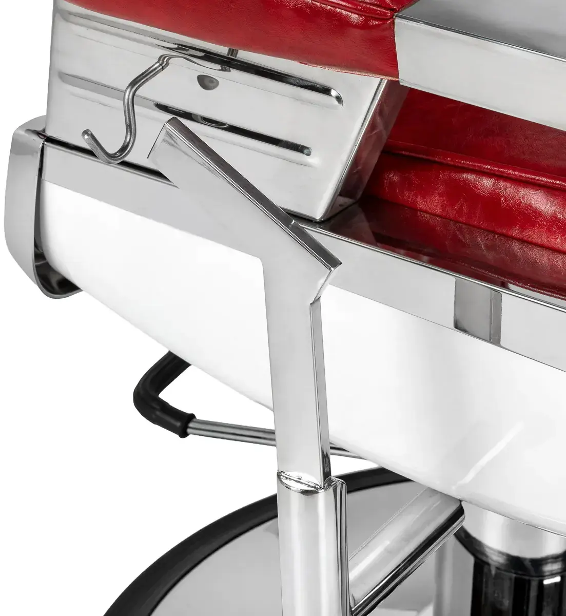 Fotoliu de coafor Gabbiano Royal X 155725 (Red/Silver) - 9