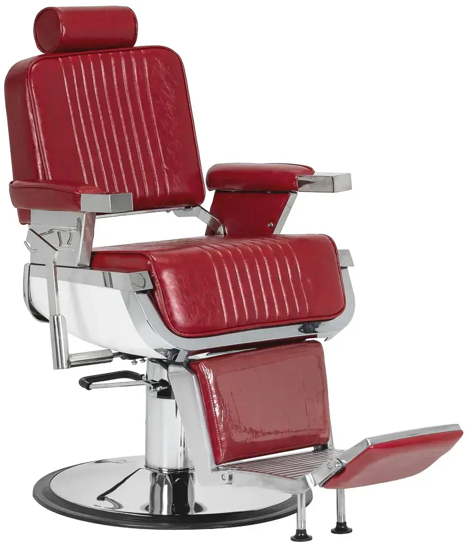 Fotoliu de coafor Gabbiano Royal X 155725 (Red/Silver)