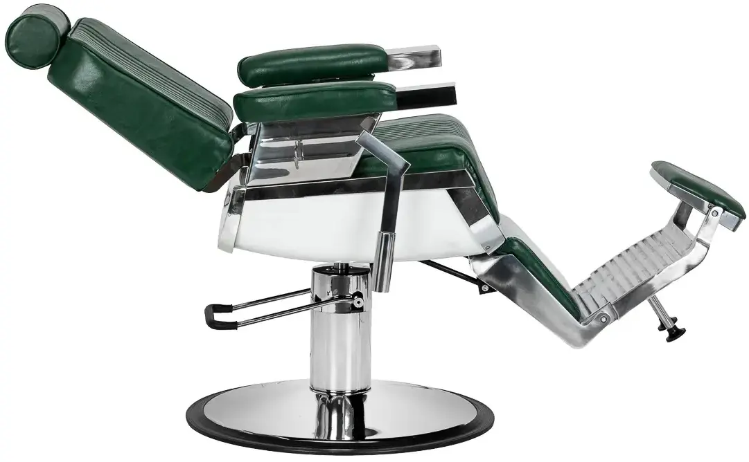 Fotoliu de coafor Gabbiano Royal X 155726 (Green/Silver) - 6