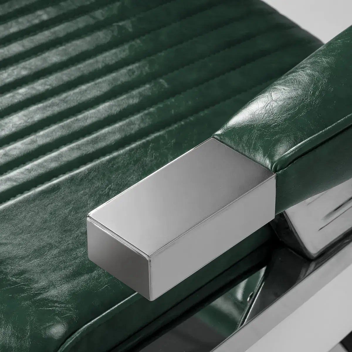 Fotoliu de coafor Gabbiano Royal X 155726 (Green/Silver) - 7