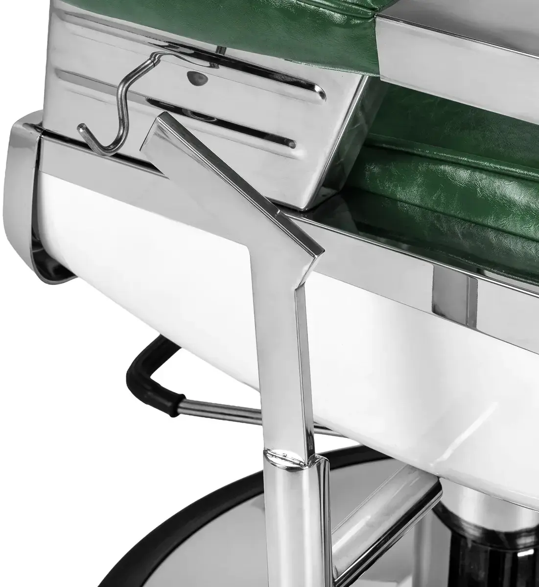 Fotoliu de coafor Gabbiano Royal X 155726 (Green/Silver) - 9