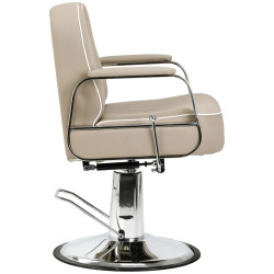 Кресло парикмахерское Gabbiano Rufo 154694 (Beige/Silver) Thumb