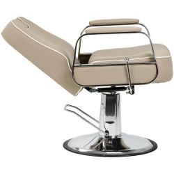 Кресло парикмахерское Gabbiano Rufo 154694 (Beige/Silver) Thumb