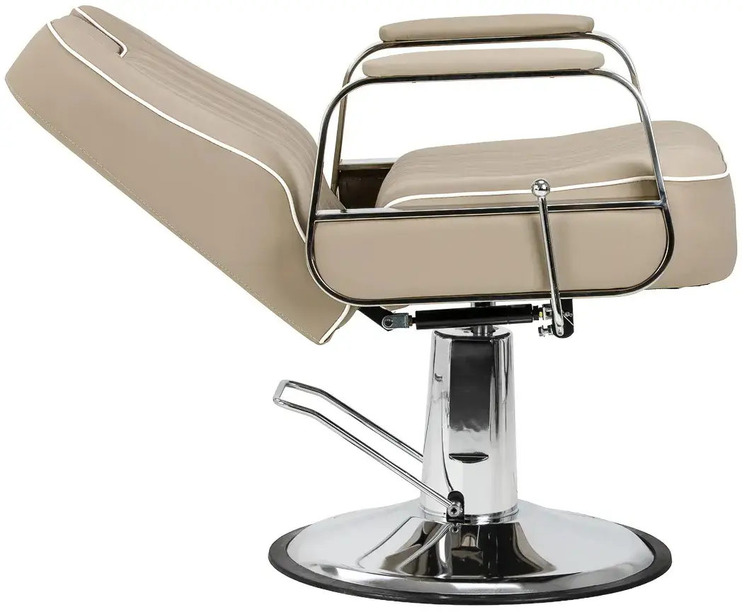 Кресло парикмахерское Gabbiano Rufo 154694 (Beige/Silver) - 4