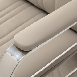 Кресло парикмахерское Gabbiano Rufo 154694 (Beige/Silver) Thumb