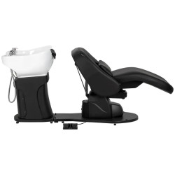 Fotoliu de coafor Gabbiano Trycho 2 155510 (Black/White) Thumb