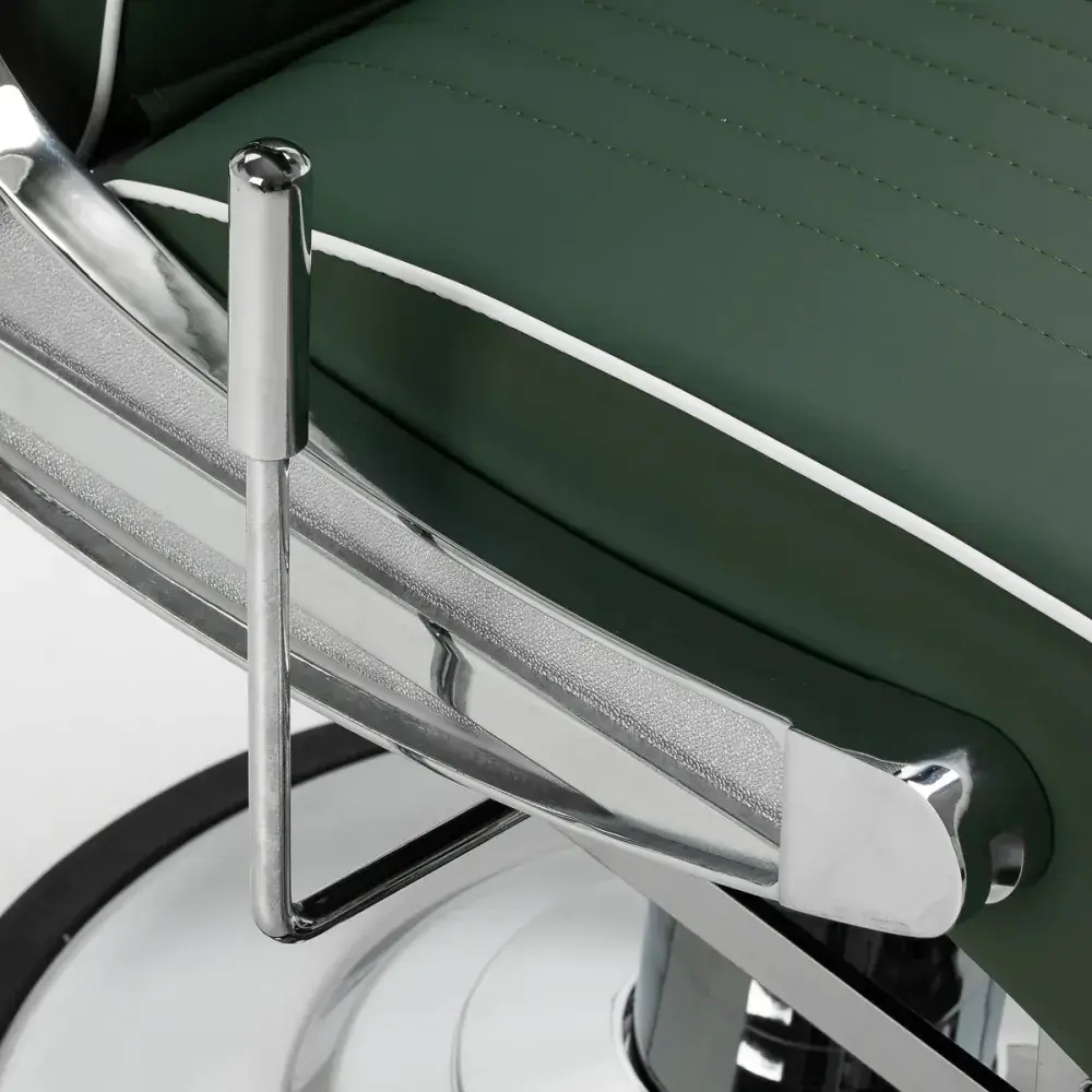 Кресло парикмахерское Gabbiano Visionerio 155243 (Green/Chrome) - 10